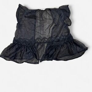 Henson Black Lace Sheer Cover